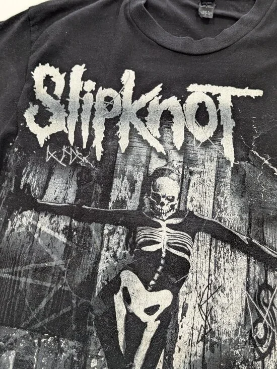 Slipknot Black and White Graphic T-Shirt 5: The Gray Chapter Album - Picture 8 of 8